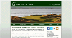 Desktop Screenshot of links-club.com