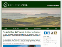 Tablet Screenshot of links-club.com
